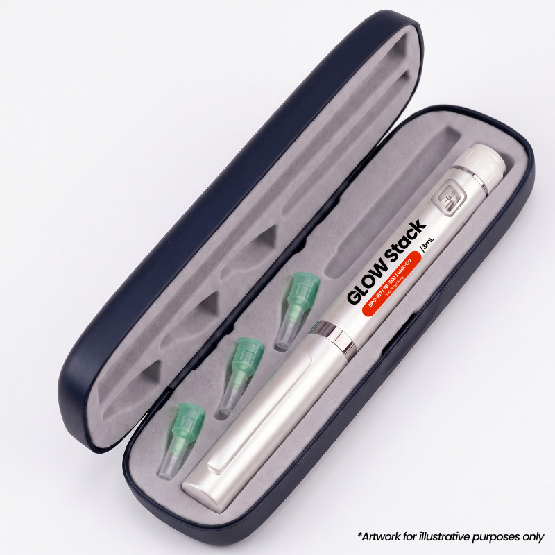 GLOW Stack peptide auto-injector pen